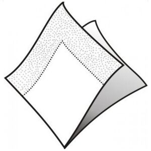 Gastro 30.31 - Obrúsky papierové 33x33cm / 50ks biele, 2-vrstvové