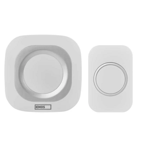 Emos P5733W biely P5733W - Domový bezdrôtový zvonček