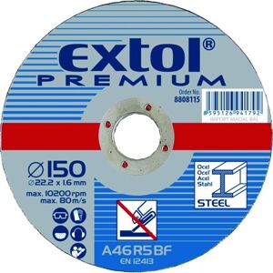 EXTOL 8808115 - Rezný kotúč na oceľ a antikoro