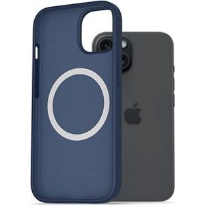 AlzaGuard Silicone Case Compatible with Magsafe iPhone 15 modrý