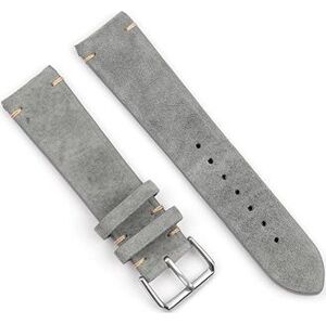 BStrap Suede Leather Universal Quick Release 20 mm, gray