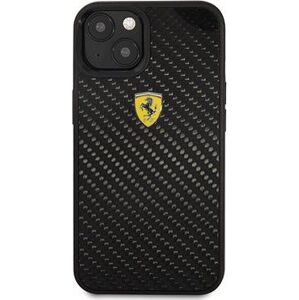 Ferrari Real Carbon Zadný Kryt na Apple iPhone 13 Black