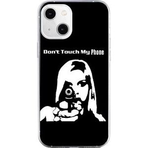 TopQ iPhone 13 mini silikón Don't Touch Gun 64692