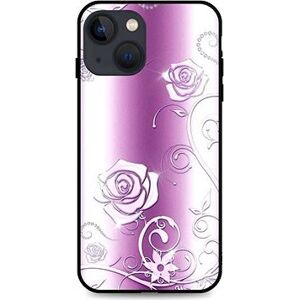 TopQ iPhone 13 mini silikon Abstract Roses 65445