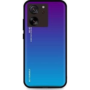 TopQ Kryt LUXURY Xiaomi 13T Pro pevný duhový purpurový 111547