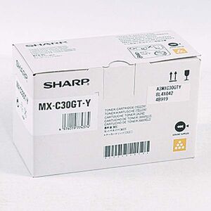 Sharp originál toner MX-C30GTY, yellow, 6000str.