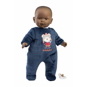 Llorens Llorens 14247 BABY ZARIEB - realistická bábika bábätko s mäkkým látkovým telom - 42 cm MA4-14247