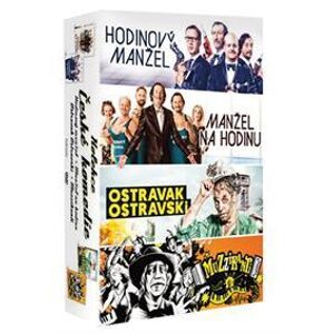České komédie kolekcia (4DVD) N02360 - DVD kolekcia