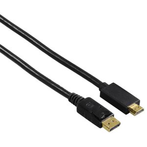 Hama DisplayPort samec - HDMI samec 1.8m UHD/4K 122214 - prepojovací kábel