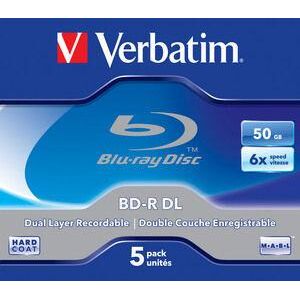 Verbatim BD-R DL 5ks, 50GB 6x 43748 - Blu-ray