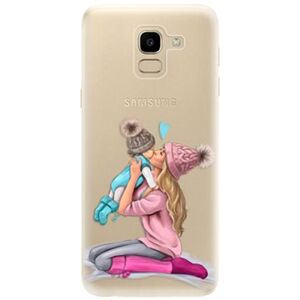 iSaprio Kissing Mom - Blond and Boy na Samsung Galaxy J6