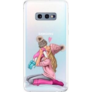 iSaprio Kissing Mom – Blond and Girl pre Samsung Galaxy S10e