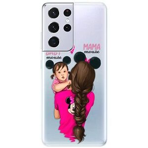 iSaprio Mama Mouse Brunette and Girl na Samsung Galaxy S21 Ultra