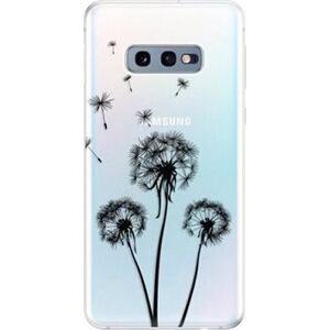 iSaprio Three Dandelions - black na Samsung Galaxy S10e