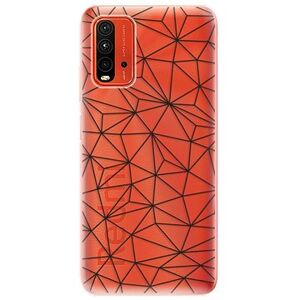 iSaprio Abstract Triangles 03 - black na Xiaomi Redmi 9T