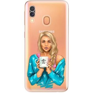 iSaprio Coffe Now - Blond na Samsung Galaxy A40