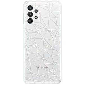 iSaprio Abstract Triangles 03 white na Samsung Galaxy A32 5G