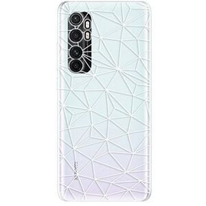 iSaprio Abstract Triangles 03 white na Xiaomi Mi Note 10 Lite