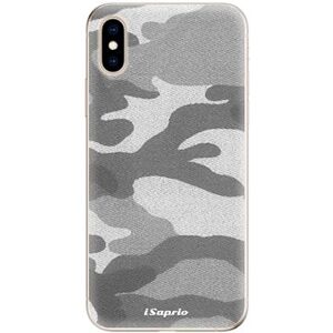 iSaprio Gray Camuflage 02 na iPhone XS